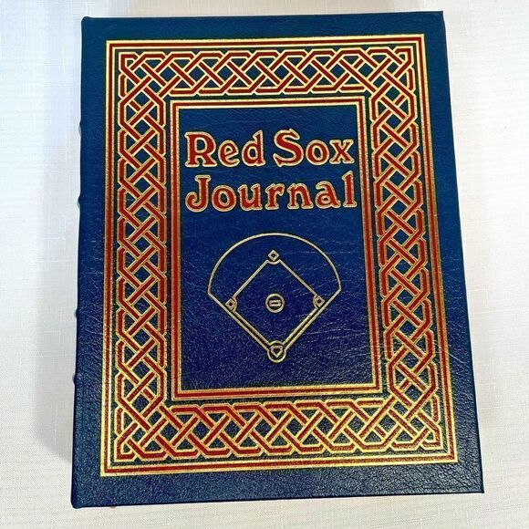 RED SOX JOURNAL COLLECTORS EDITION NEW!  BOUND IN GENUINE LEATHER - Picture 1 of 3